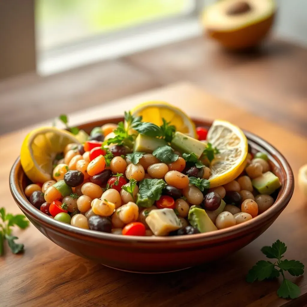 Ultimate Mediterranean Bean Salad with Avocado