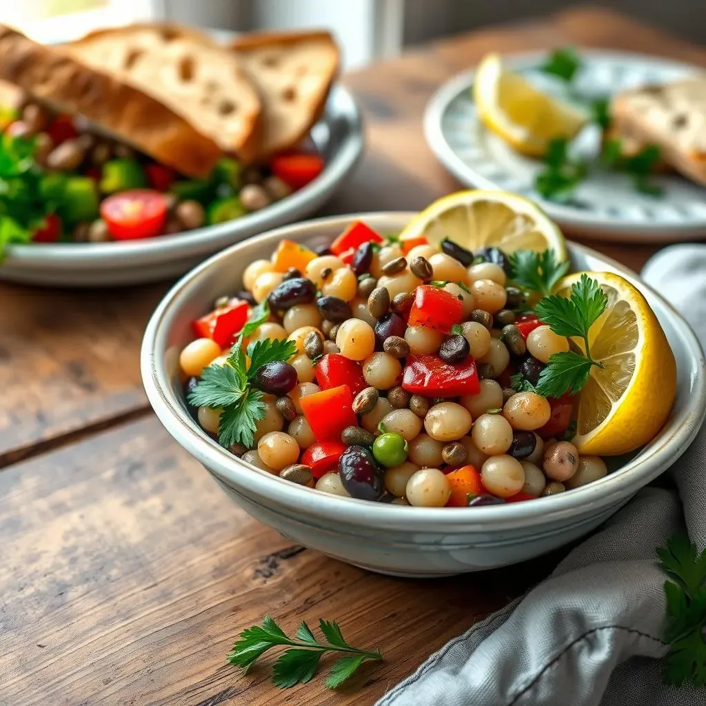 Ultimate Mediterranean Bean Salad with Capers