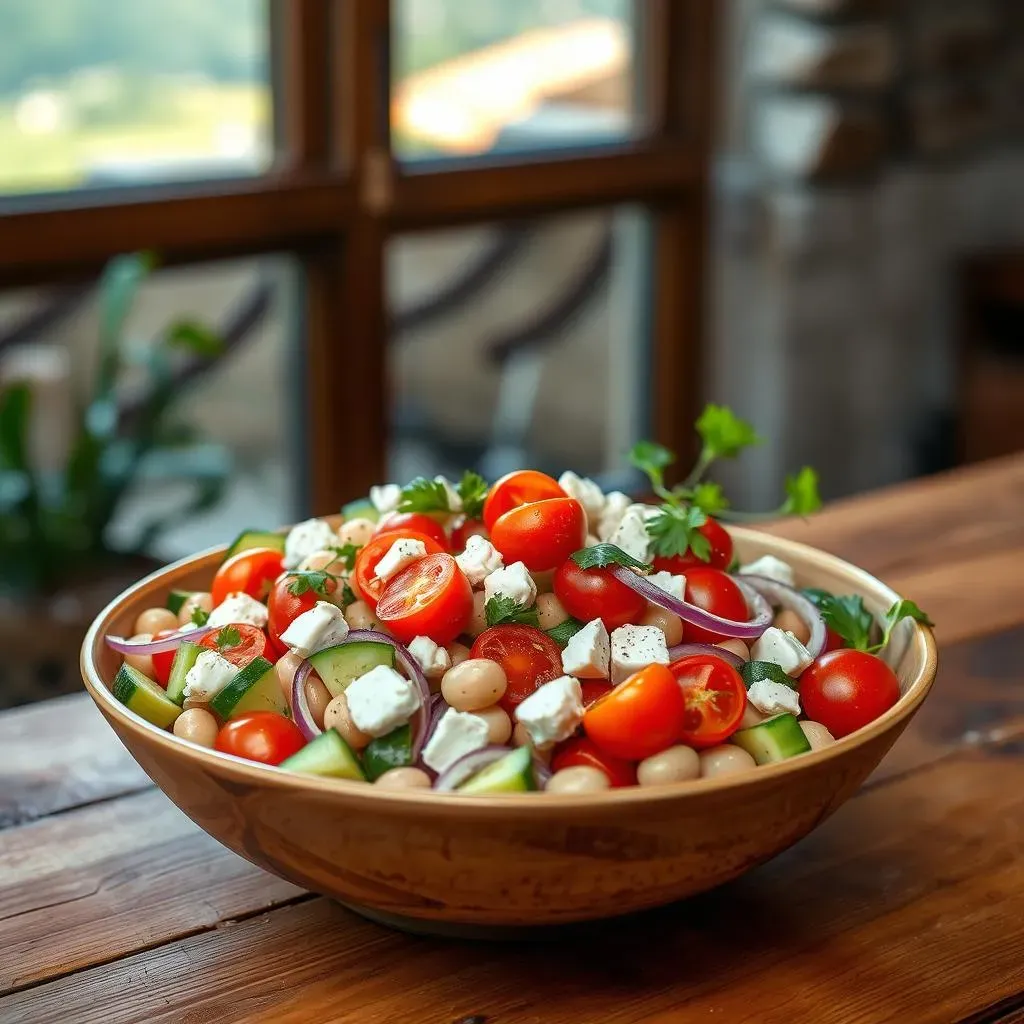 Ultimate Mediterranean Bean Salad with Cucumbers