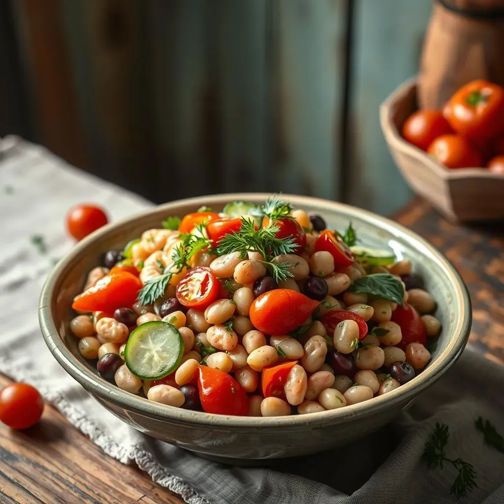 Ultimate Mediterranean Bean Salad with Dill