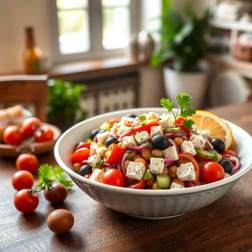 Ultimate Mediterranean Bean Salad with Feta