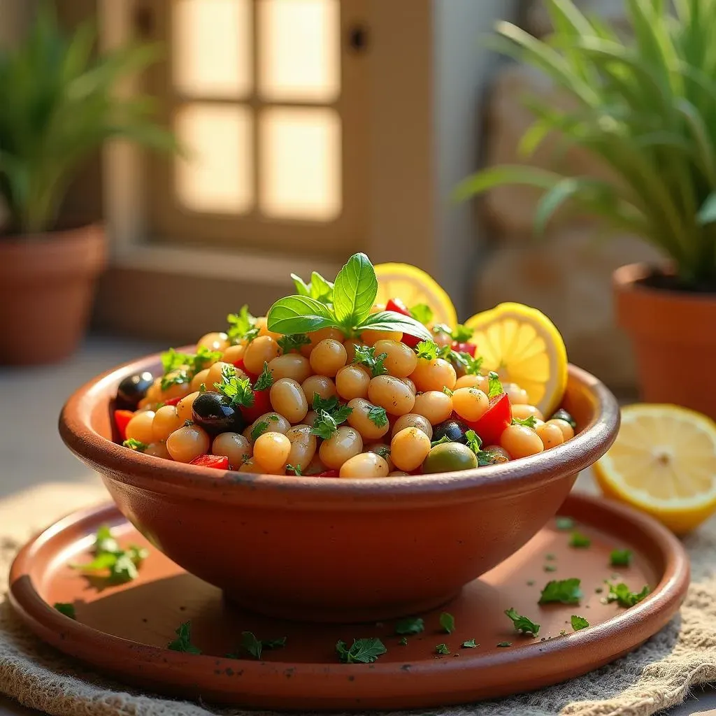 Ultimate Mediterranean Bean Salad with Lemon Dressing