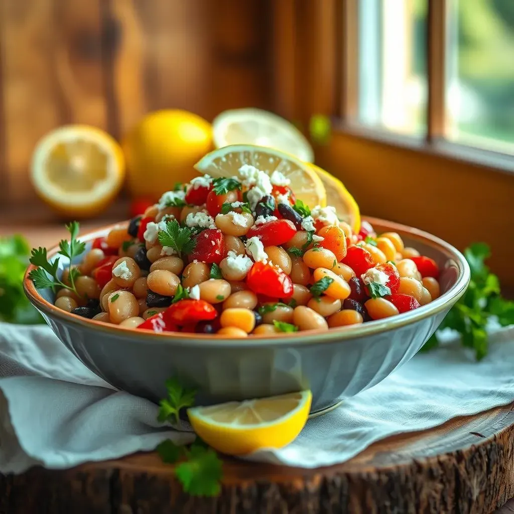 Ultimate Mediterranean Bean Salad with Lemon