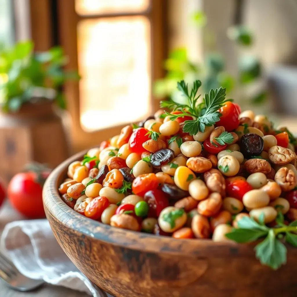 Ultimate Mediterranean Bean Salad with Nuts