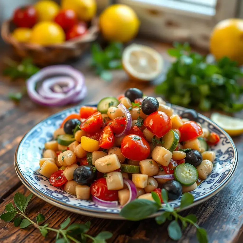 Ultimate Mediterranean Bean Salad with Olives