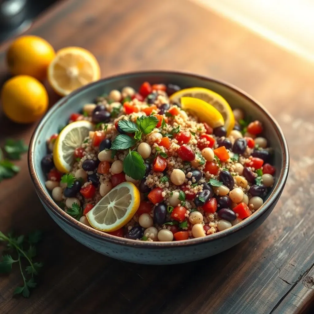 Ultimate Mediterranean Bean Salad with Quinoa