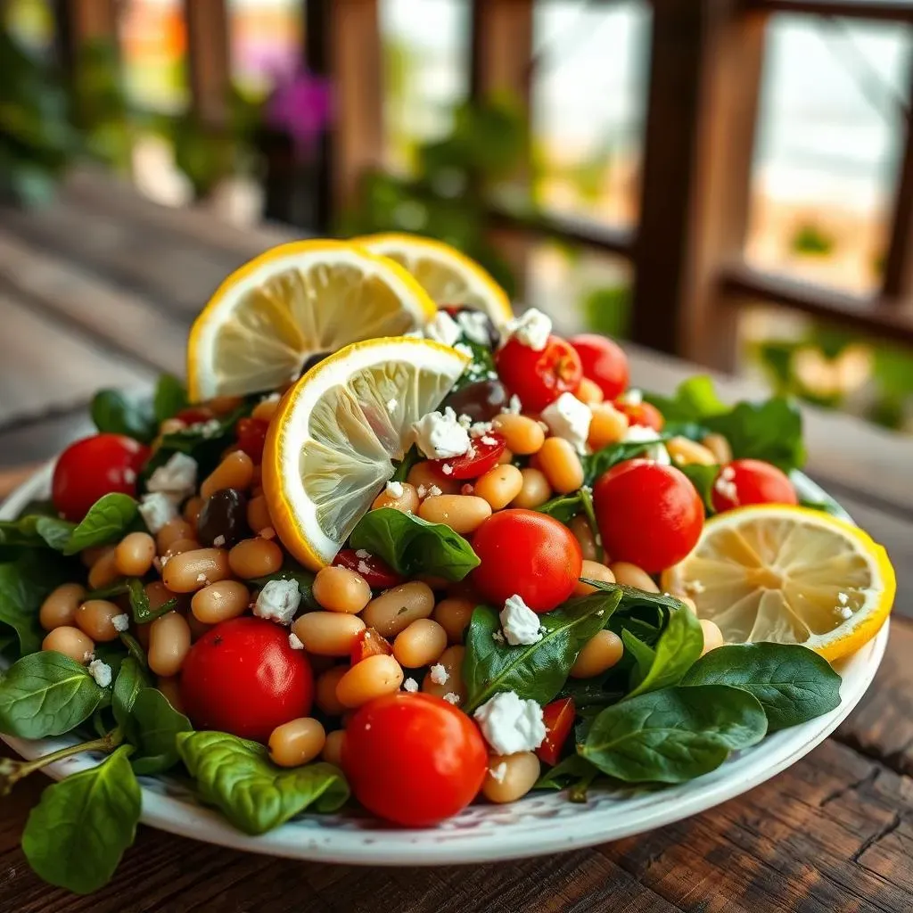 Ultimate Mediterranean Bean Salad with Spinach