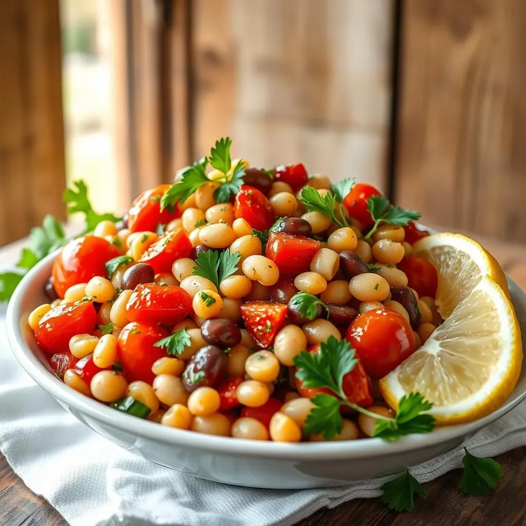 Ultimate Mediterranean Bean Salad with Tomatoes