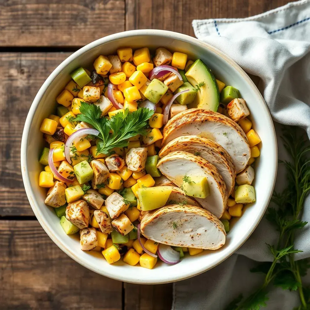 Ultimate Mediterranean Chicken Avocado Corn Salad Recipe