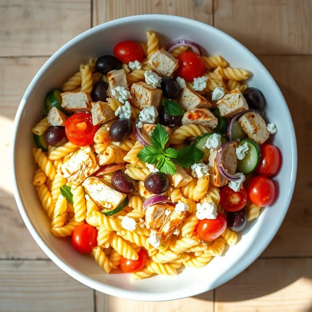 Amazing Mediterranean Chicken Pasta Salad Recipe You'll Crave