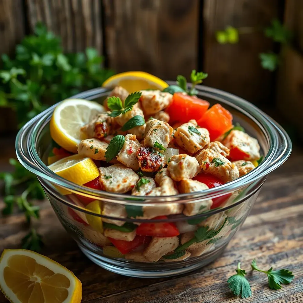 Ultimate Mediterranean Chicken Salad Meal Prep