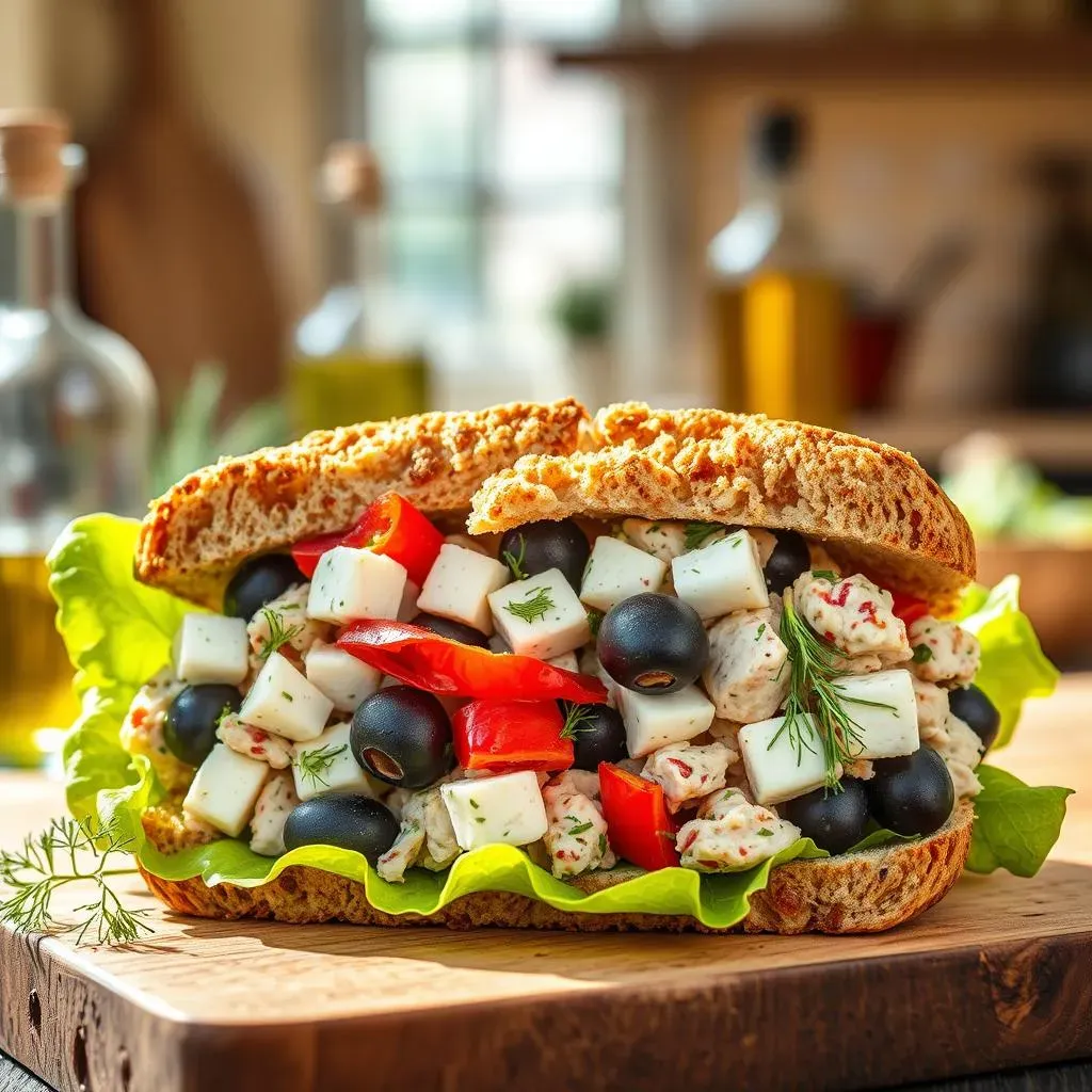 Mediterranean Chicken Salad Sandwich: A Flavorful Recipe