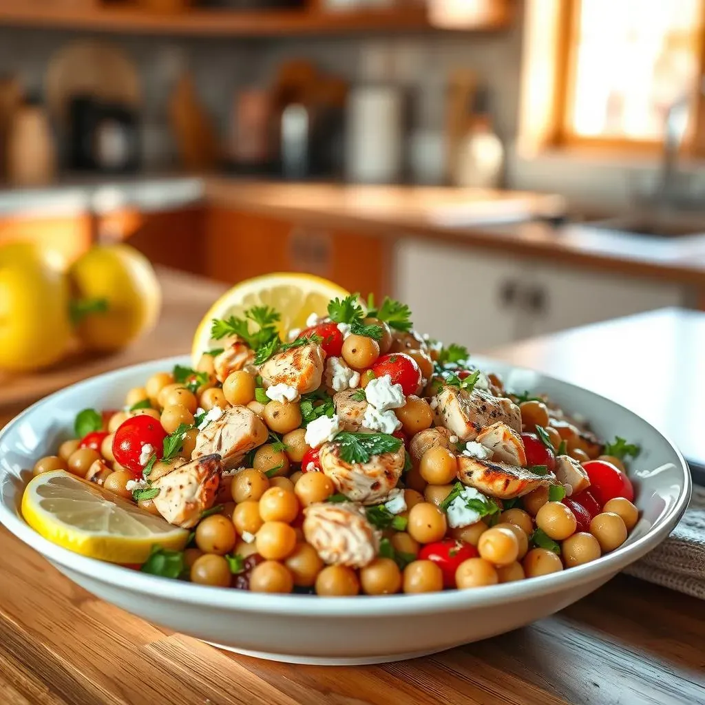 Ultimate Mediterranean Chicken Salad with Chickpeas