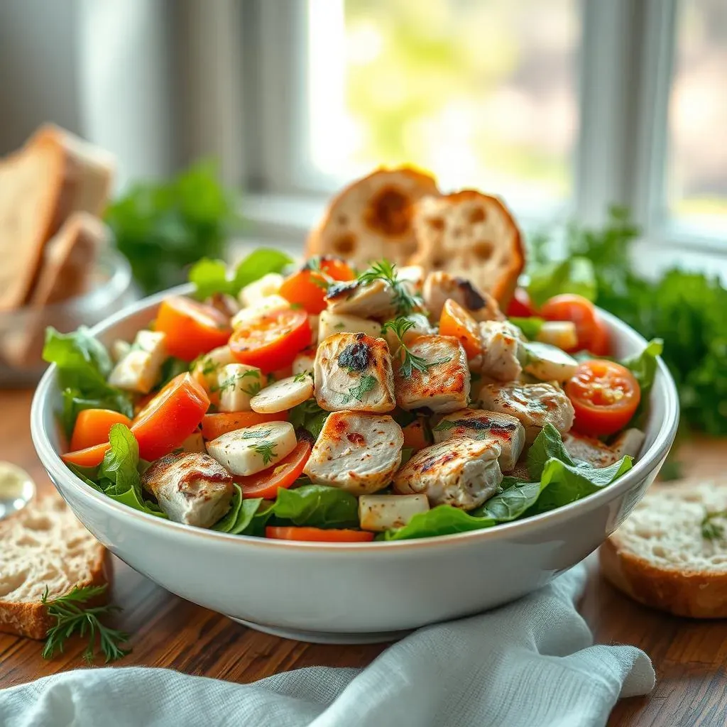 Ultimate Mediterranean Chicken Salad with Dill