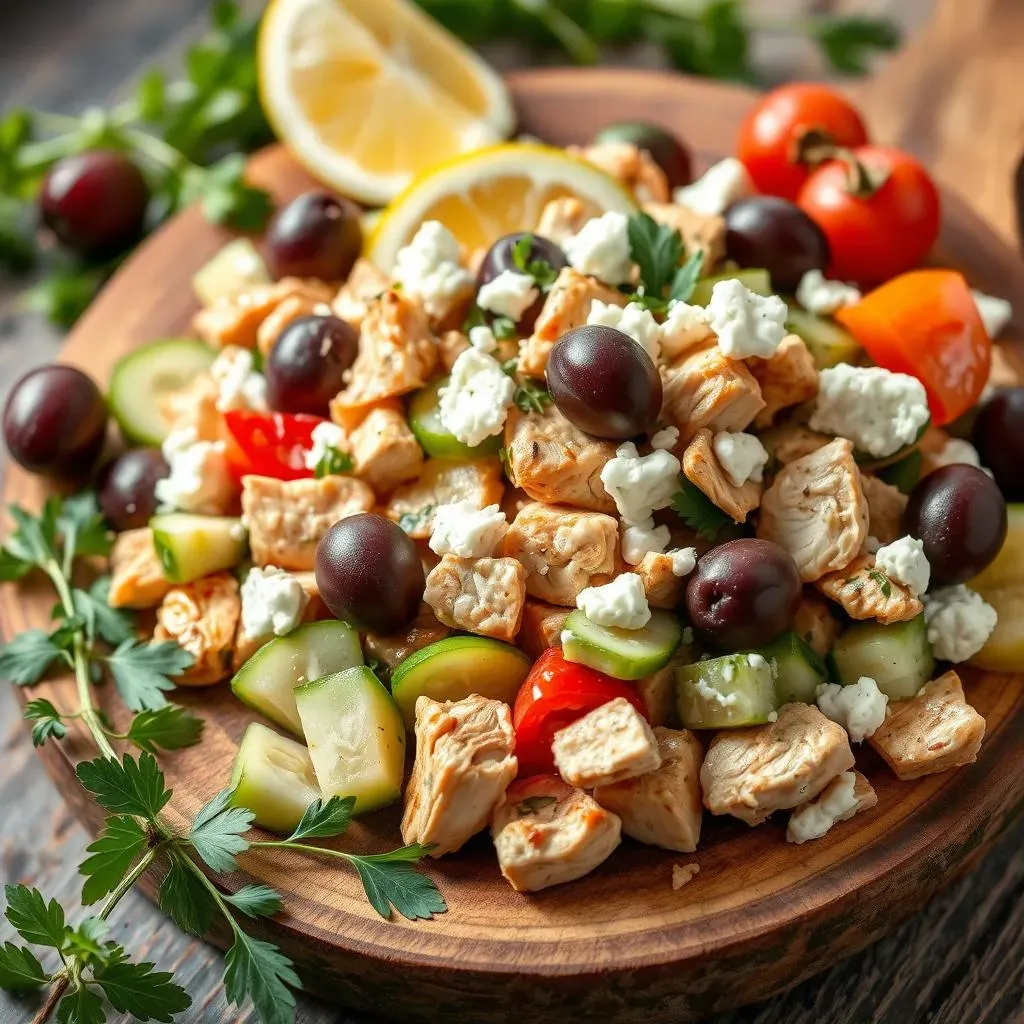 Mediterranean Chicken Salad with Olives: A Flavorful Adventure