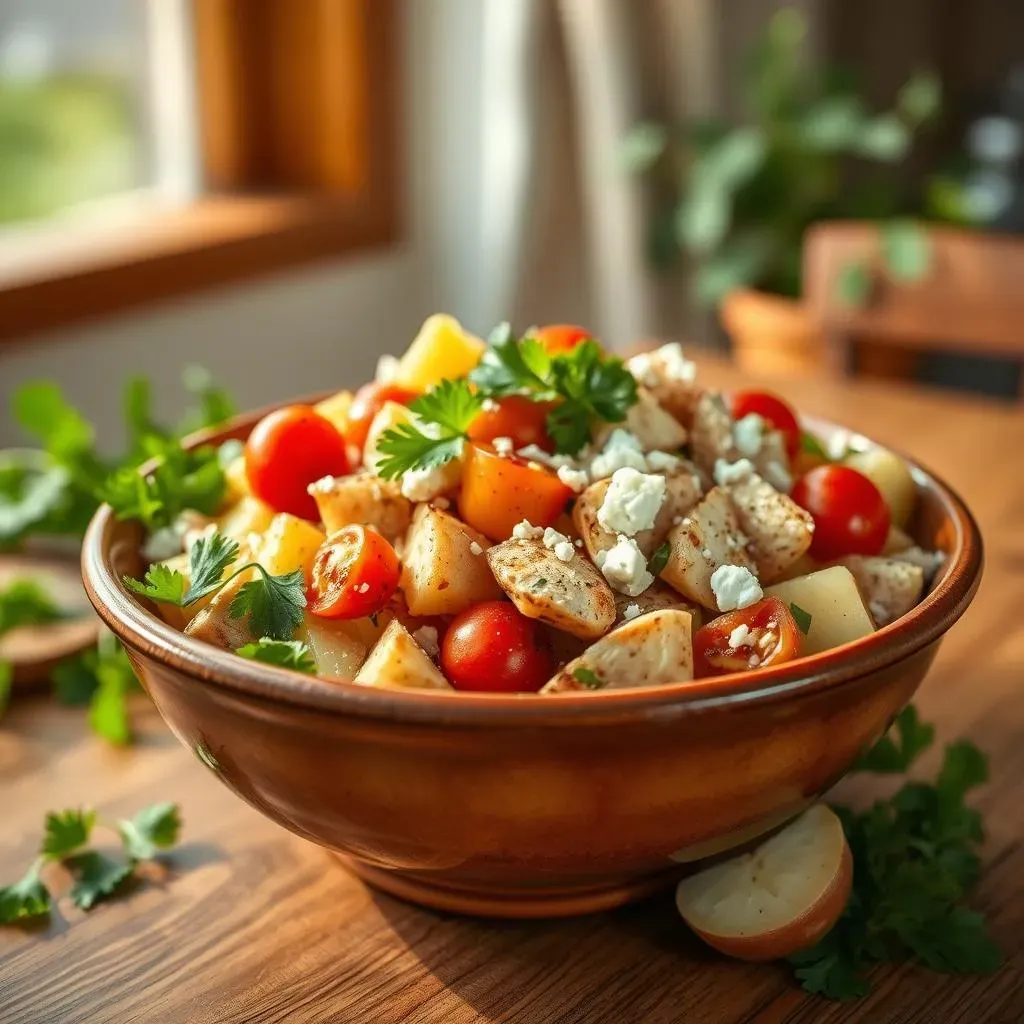 Ultimate Mediterranean Chicken Salad with Potatoes