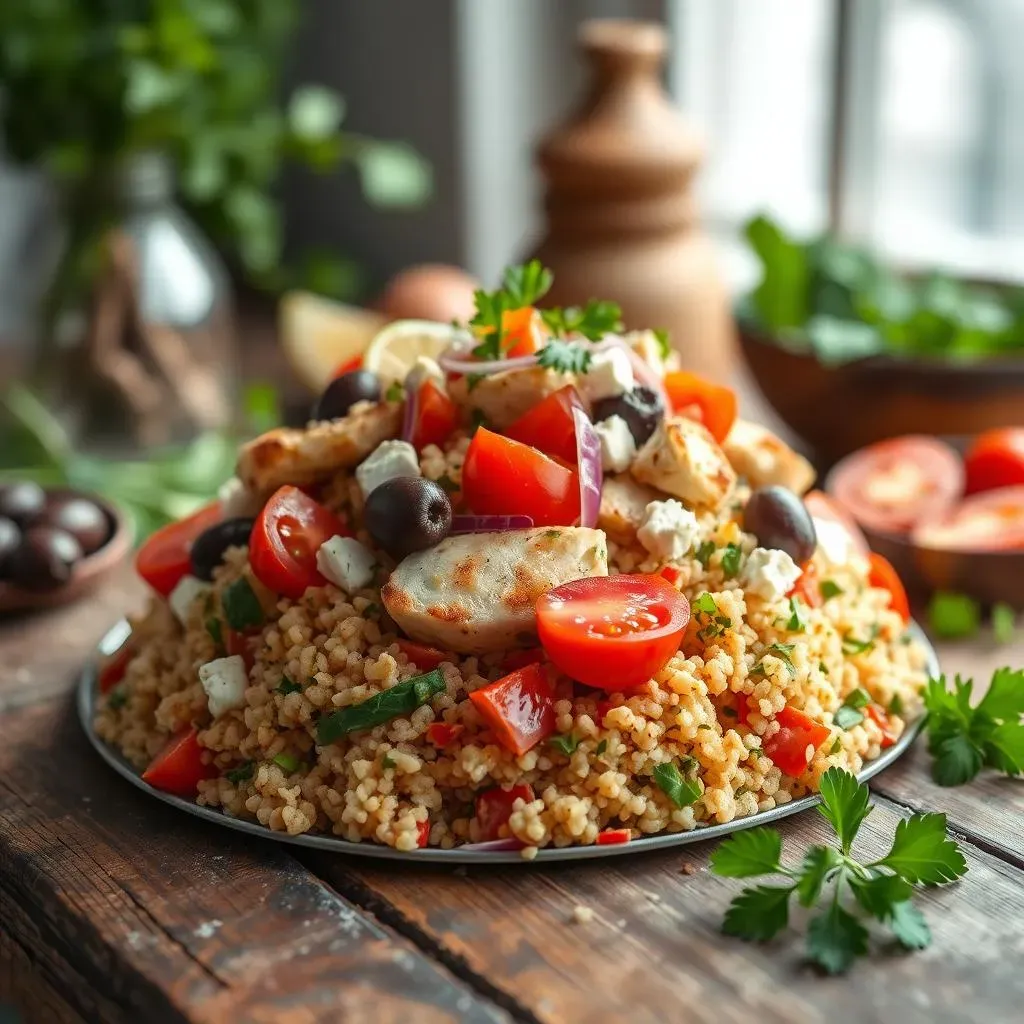 Mediterranean Chicken Salad with Quinoa: A Flavorful & Healthy Recipe