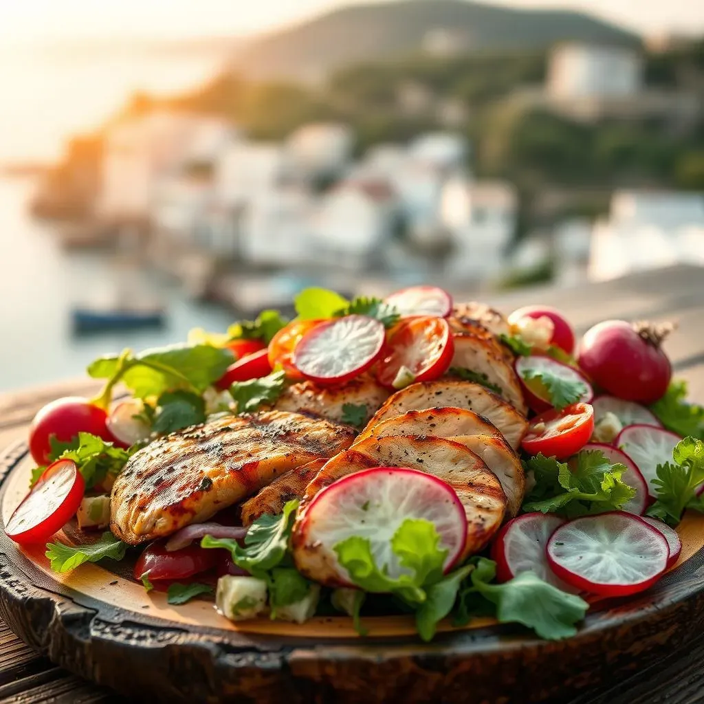 Ultimate Mediterranean Chicken Salad with Radishes