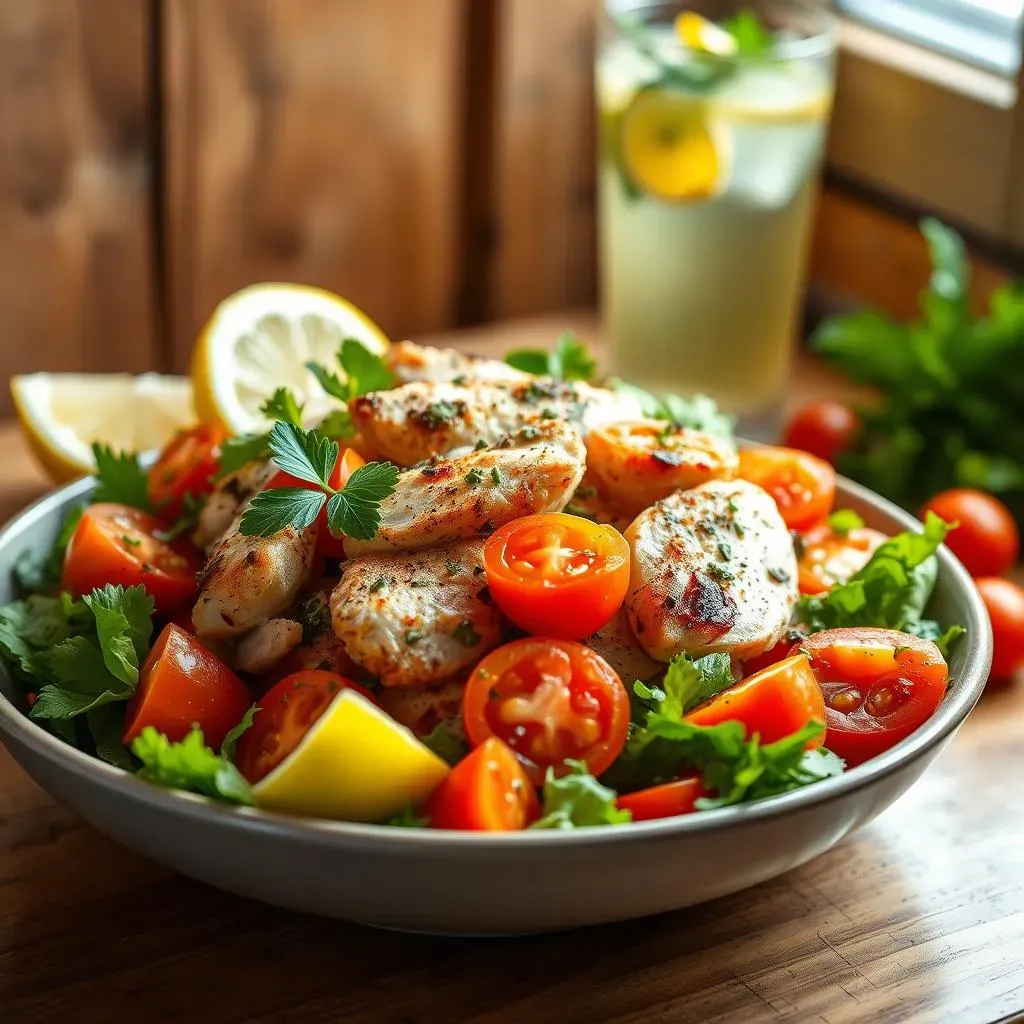 Ultimate Mediterranean Chicken Salad with Tomatoes