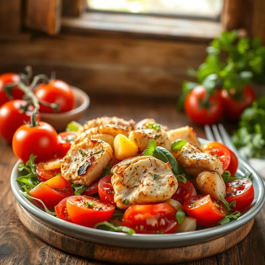 Mediterranean Chicken Salad with Tomatoes: A Flavorful Journey