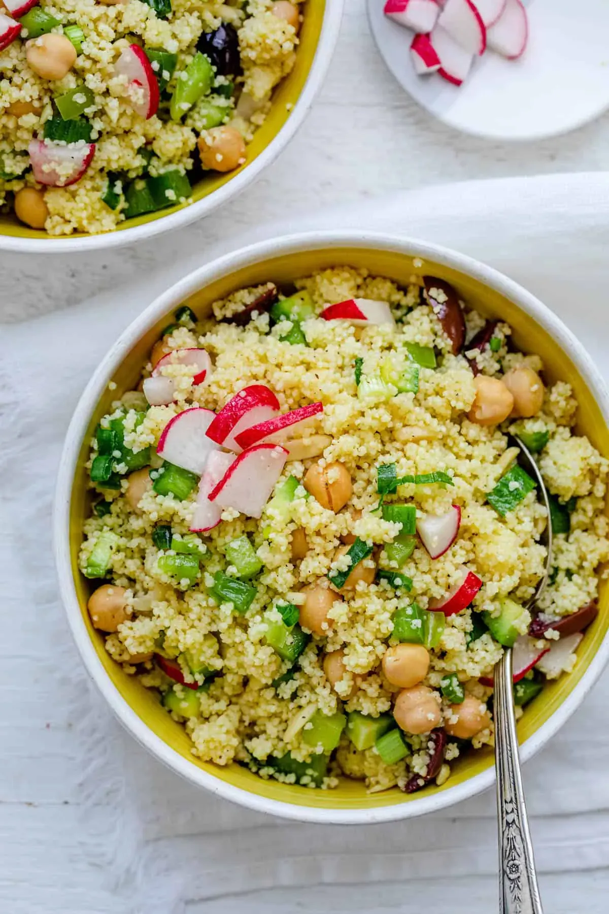 Delicious mediterranean chickpea couscous salad Recipe