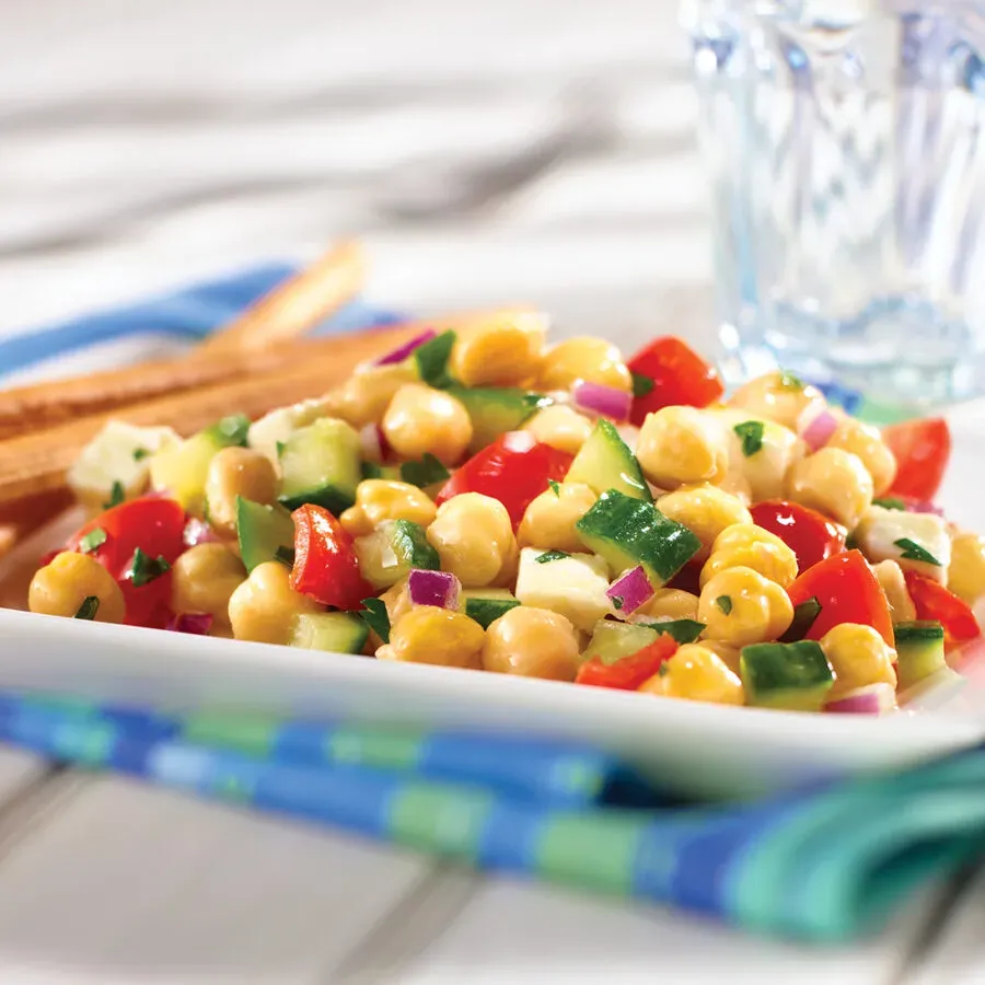 Quick & Easy mediterranean chickpea salad goya Recipe