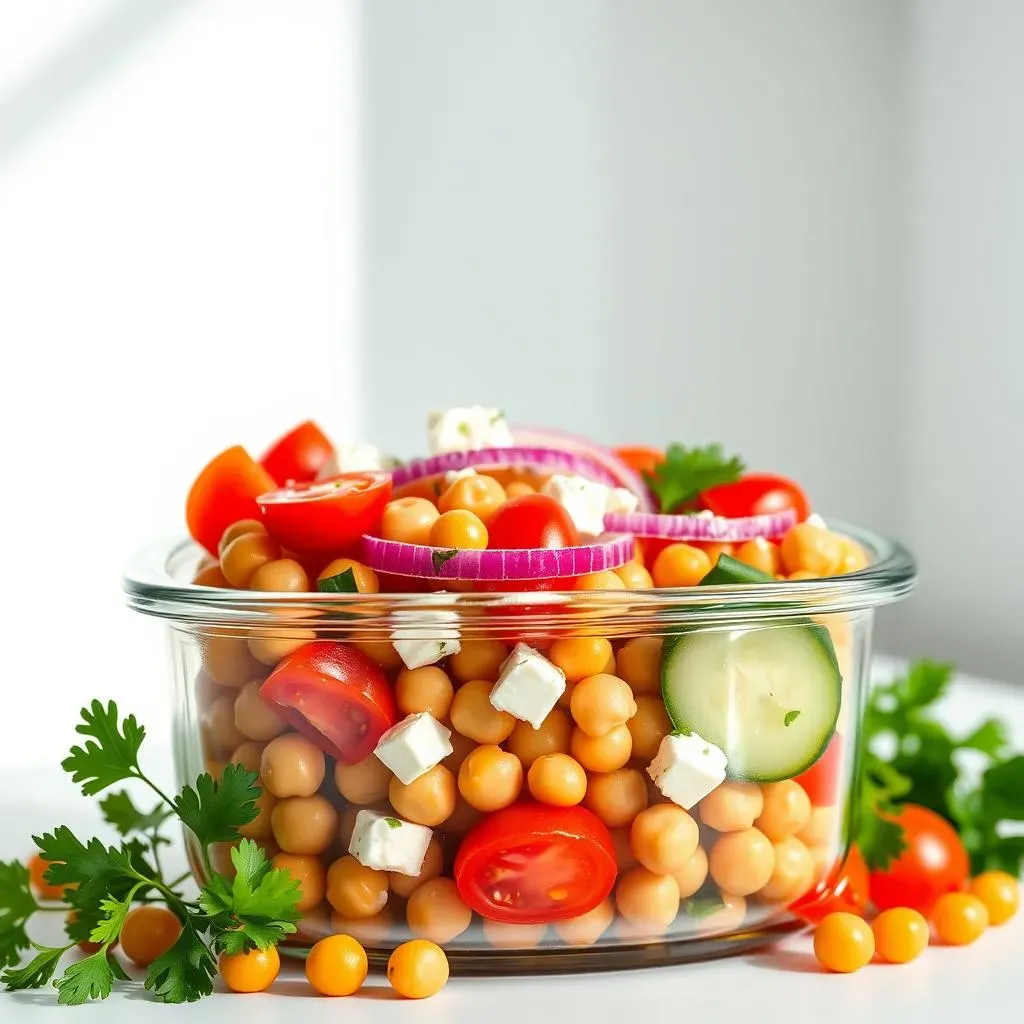 Ultimate Mediterranean Chickpea Salad Meal Prep