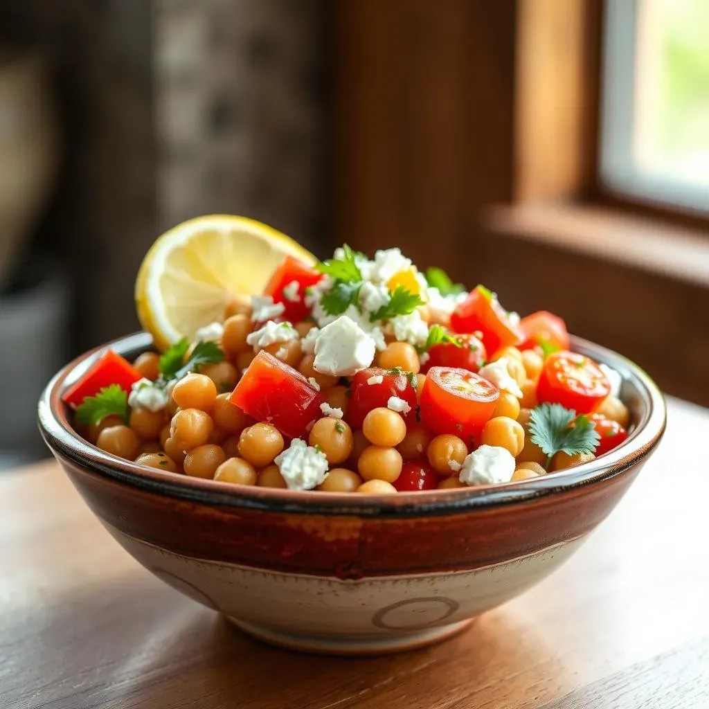 Ultimate Mediterranean Chickpea Salad with Feta