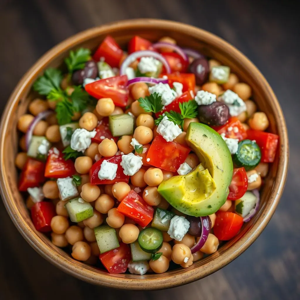 Mediterranean Chickpea Salad with Garbanzo Beans: Ingredients for Success