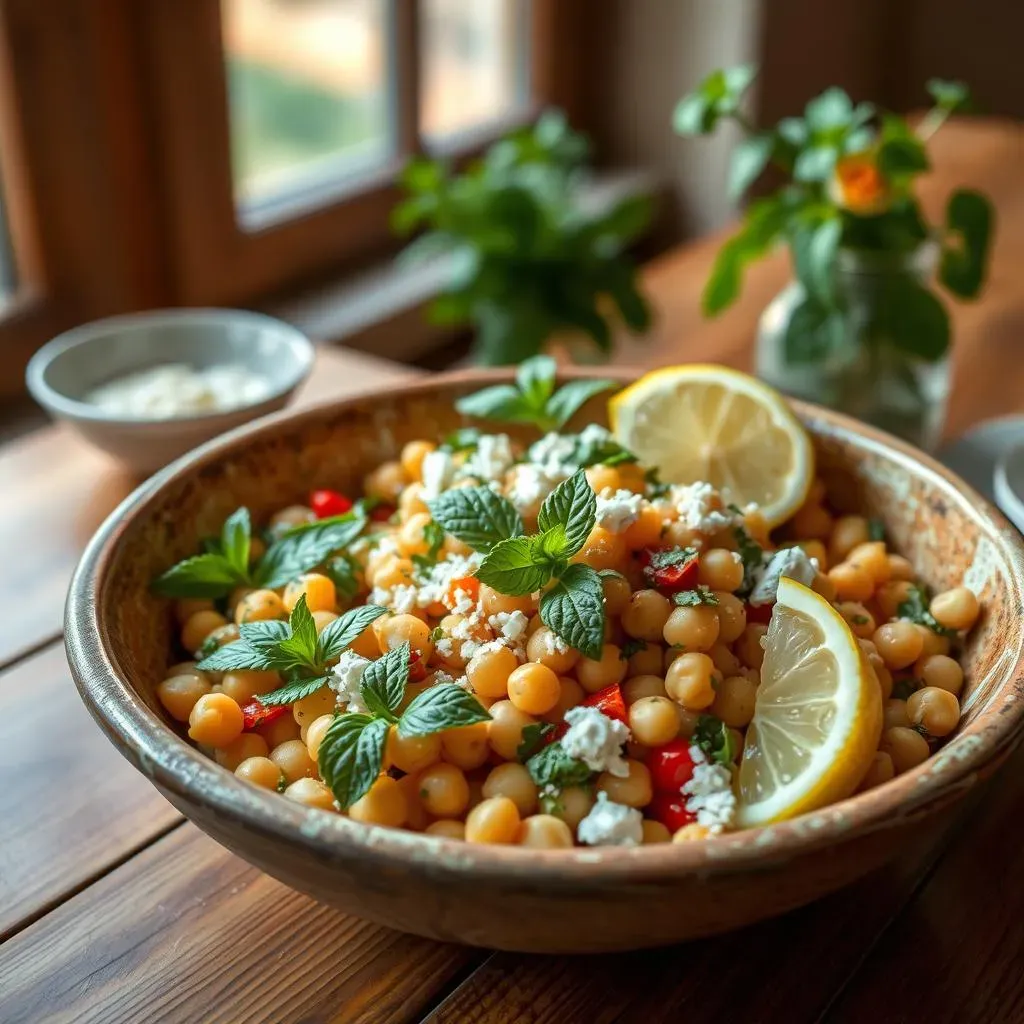 Ultimate Mediterranean Chickpea Salad with Mint