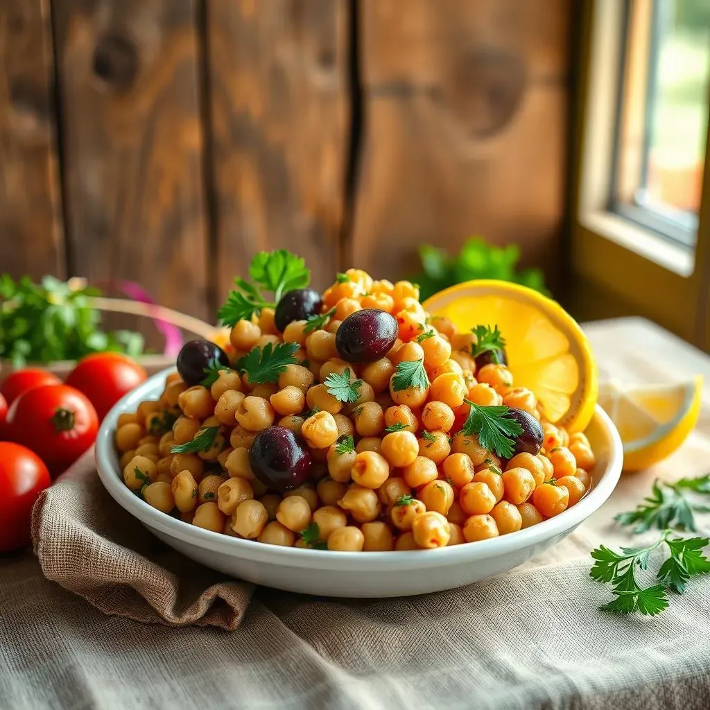 Ultimate Mediterranean Chickpea Salad with Olives