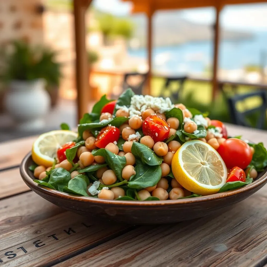 Ultimate Mediterranean Chickpea Salad with Spinach