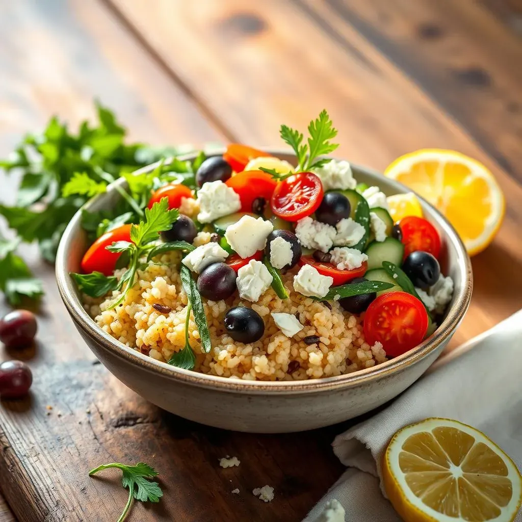 Ultimate Mediterranean Couscous Salad with Arugula