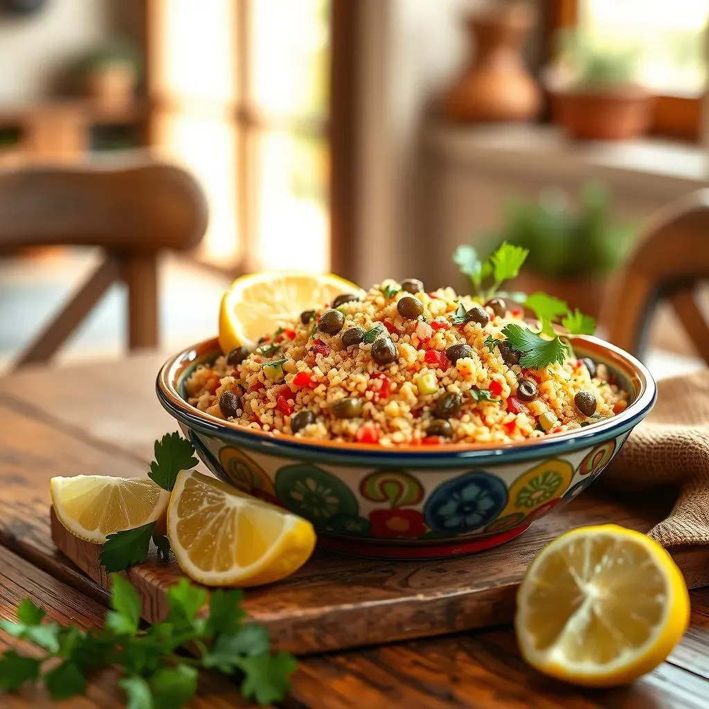 Ultimate Mediterranean Couscous Salad with Capers