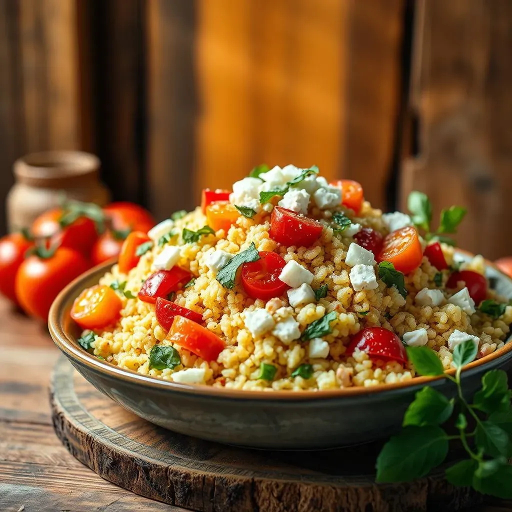 Ultimate Mediterranean Couscous Salad with Lemon Dressing