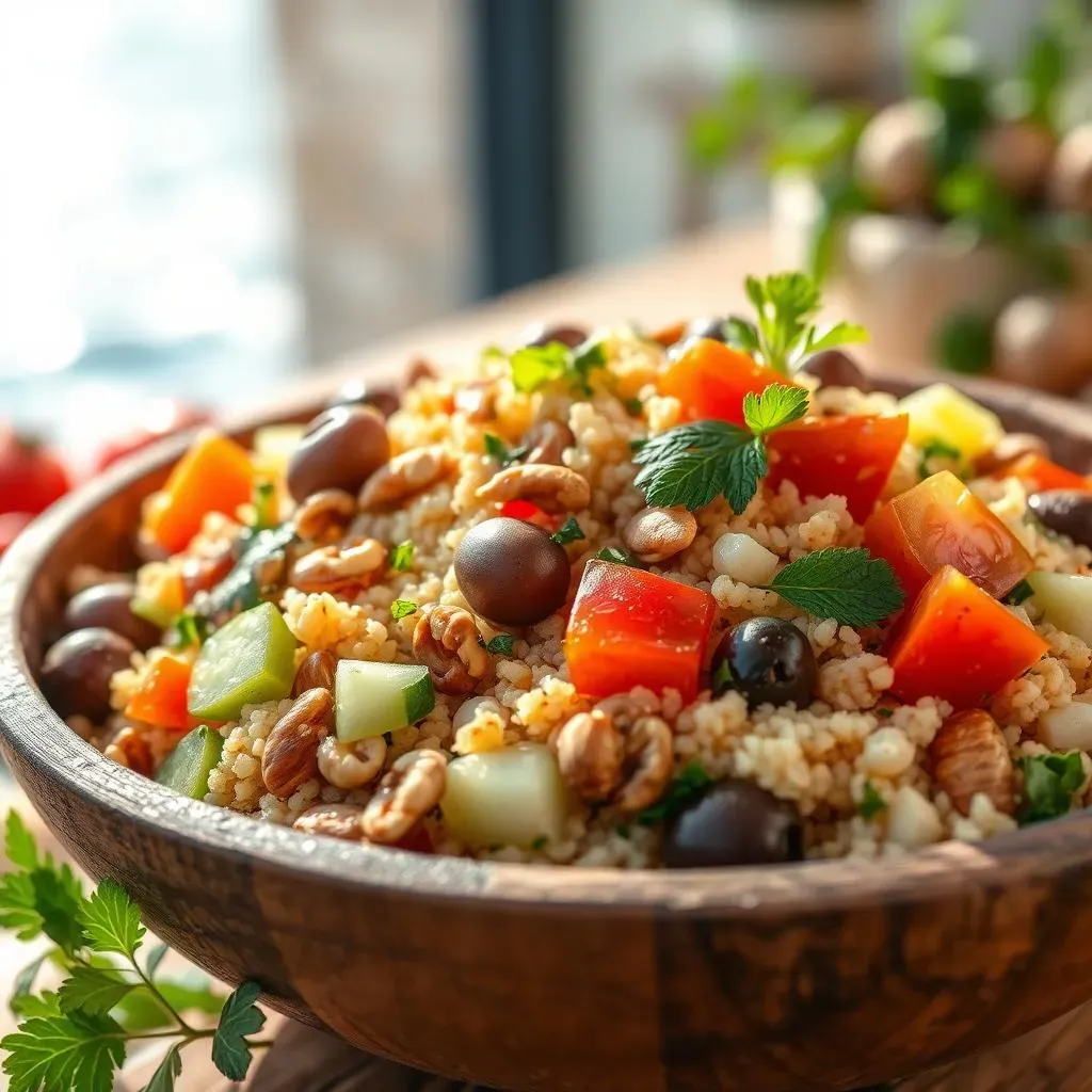 Mediterranean Couscous Salad with Nuts: A Flavorful Journey