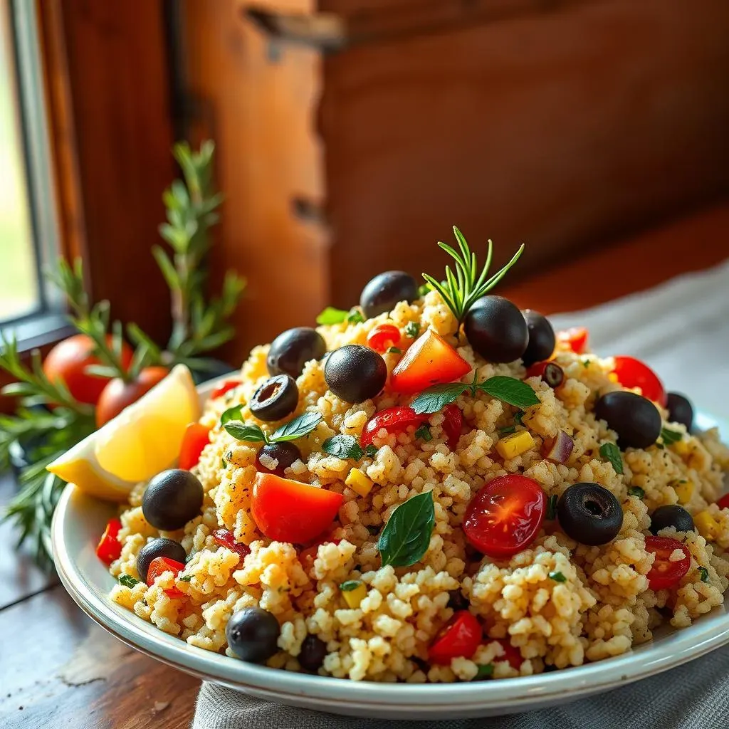 Ultimate Mediterranean Couscous Salad with Olives