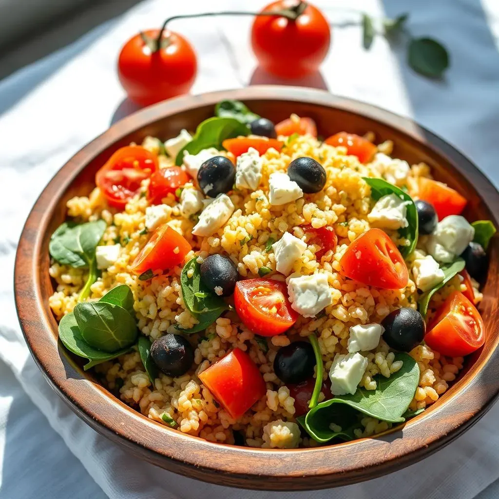 Mediterranean Couscous Salad with Spinach: A Flavorful Journey