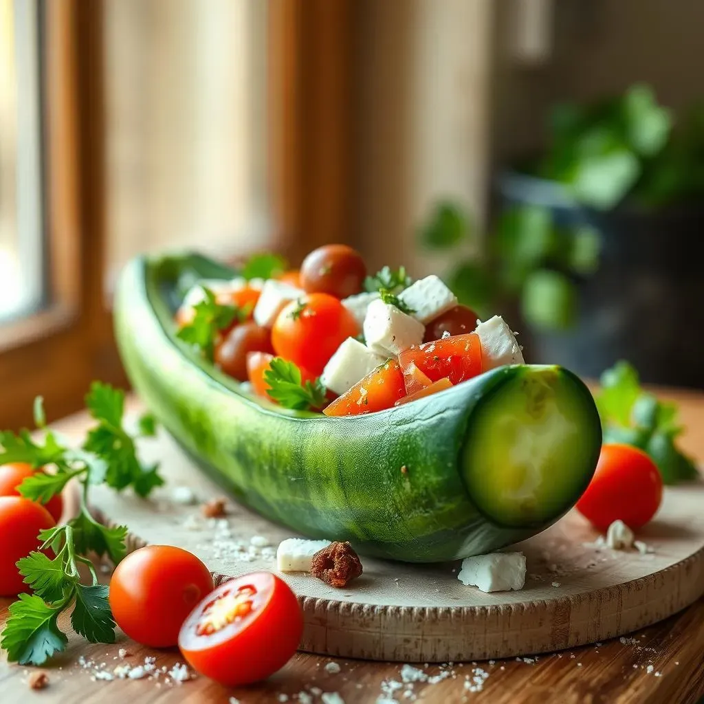 Mediterranean Cucumber Boats: The Perfect Bite