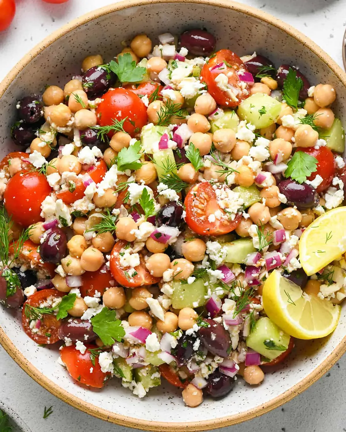 The Ultimate Mediterranean Dish Chickpea Salad Recipe