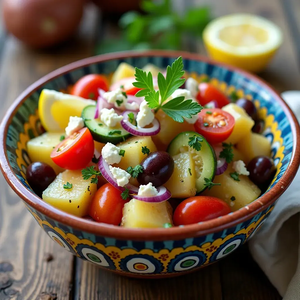 Ultimate Mediterranean Dish Greek Potato Salad (No Mayo!)