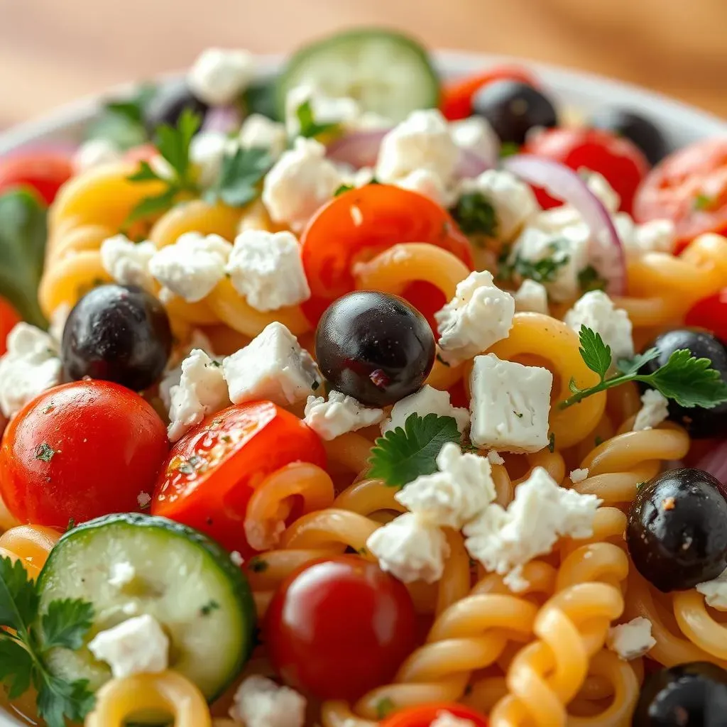 Ultimate Mediterranean Greek Pasta Salad Recipe