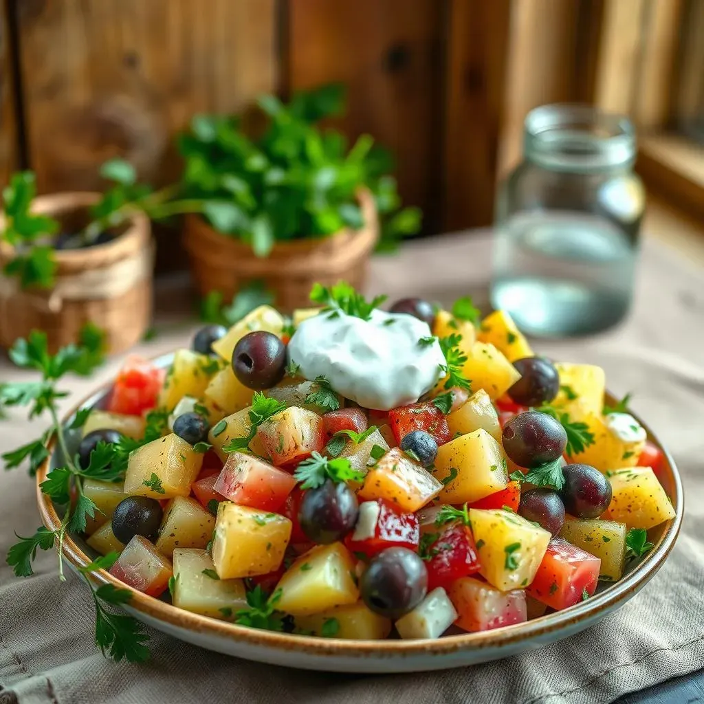 Ultimate Mediterranean Greek Potato Salad Recipe (No Mayo!)