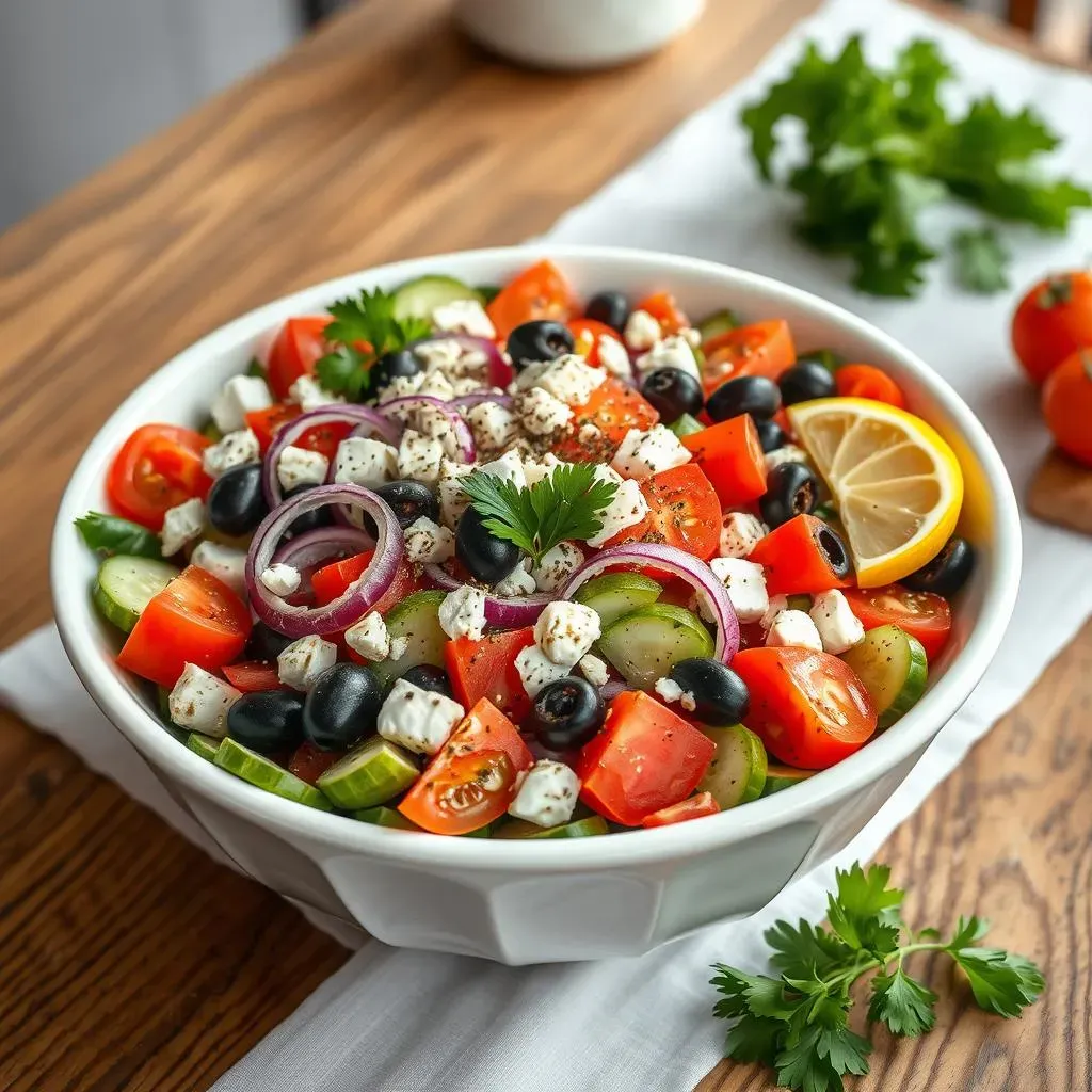 Ultimate Mediterranean Greek Salad for Parties