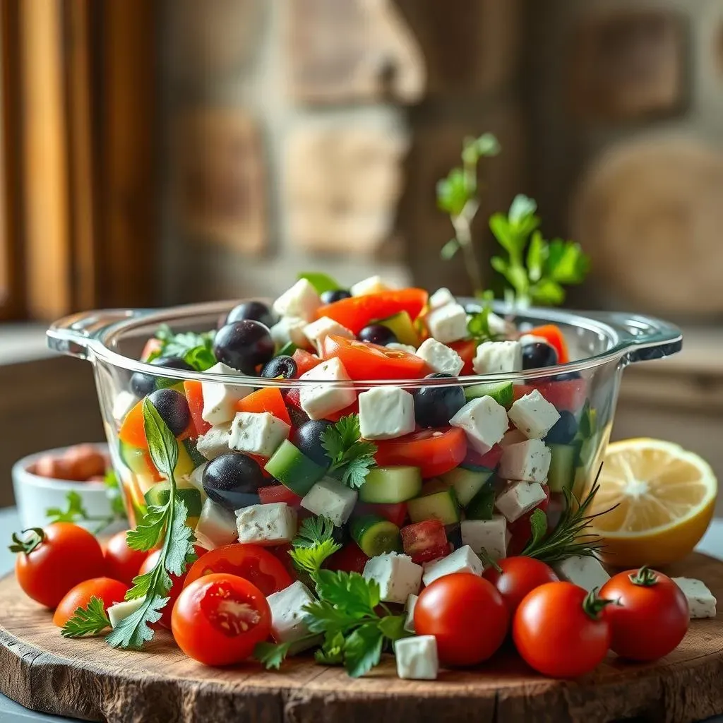 Ultimate Mediterranean Greek Salad Meal Prep