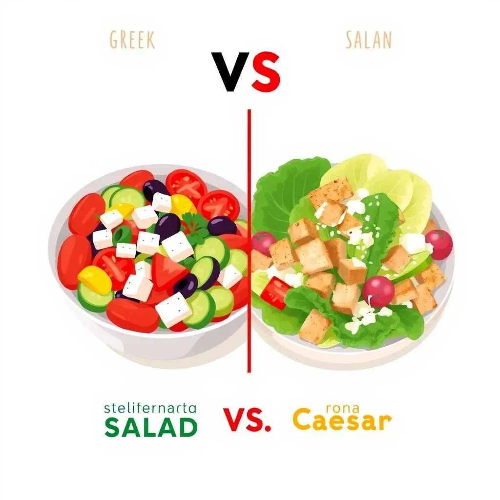 Mediterranean Greek Salad vs Caesar Salad: A HeadtoHead Comparison