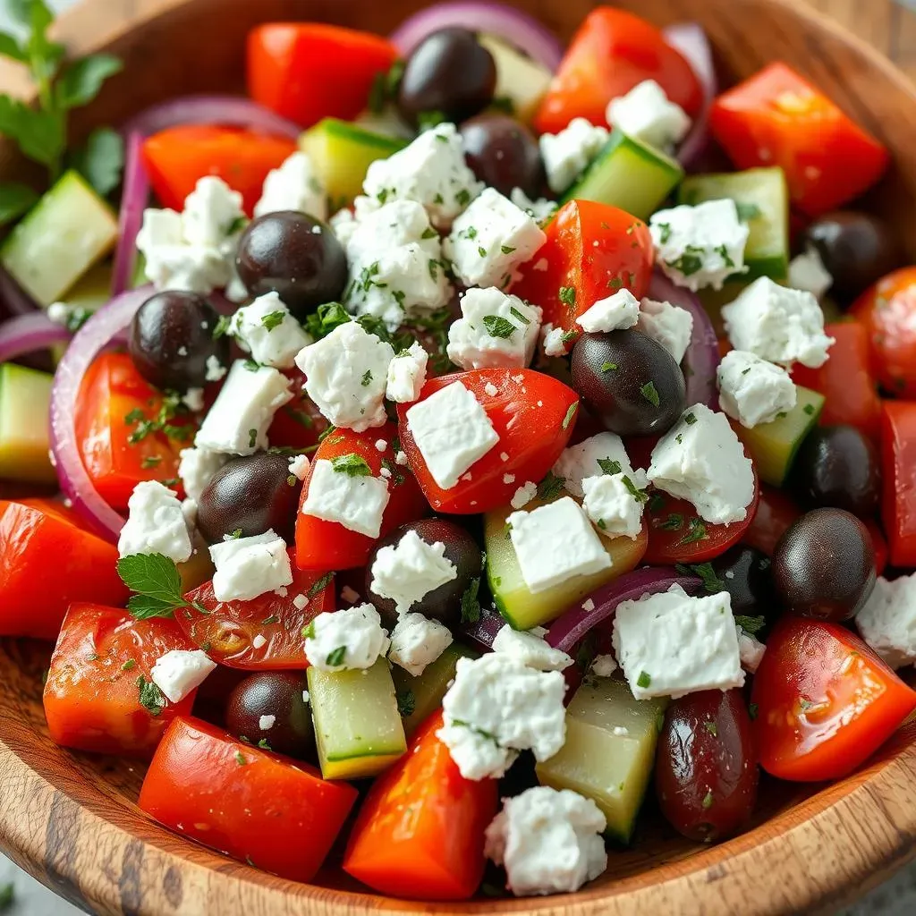 Ultimate Mediterranean Greek Salad with Feta