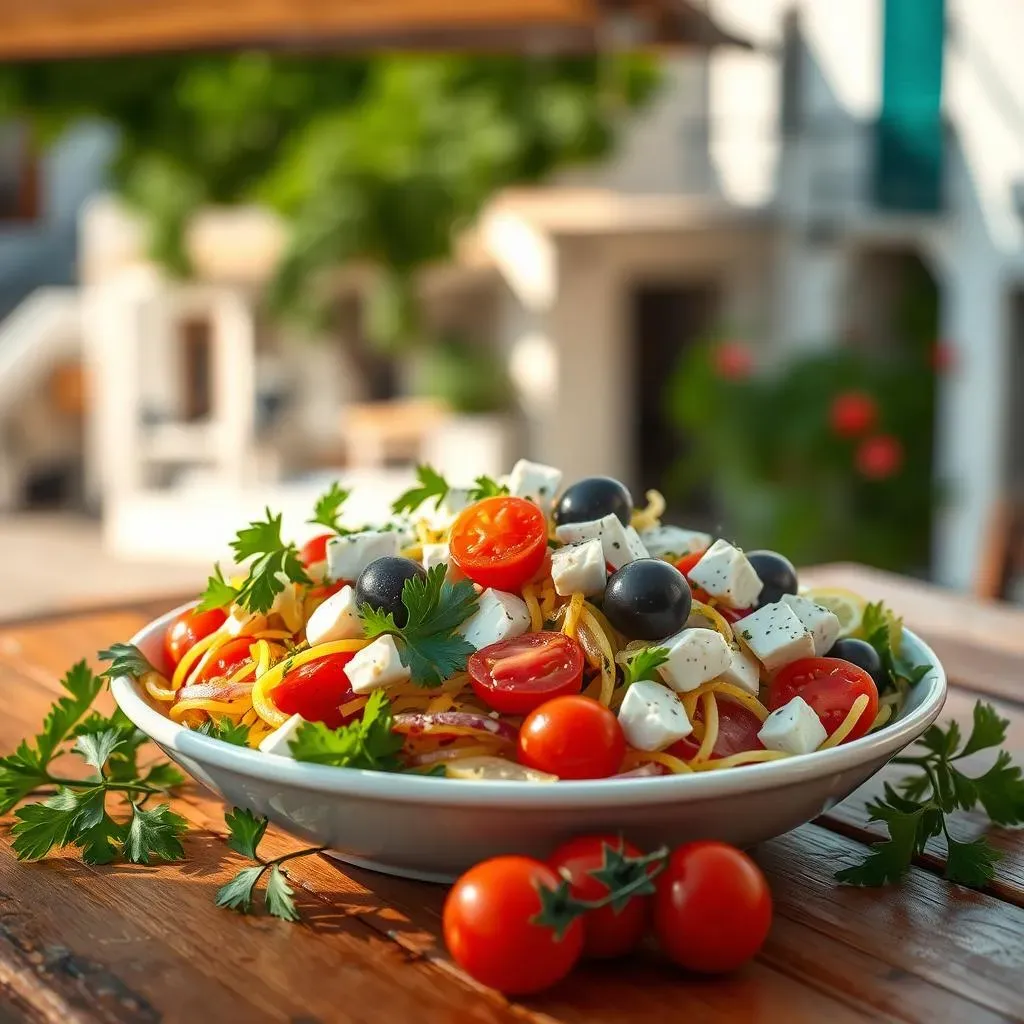 Ultimate Mediterranean Greek Salad with Lemon Dressing