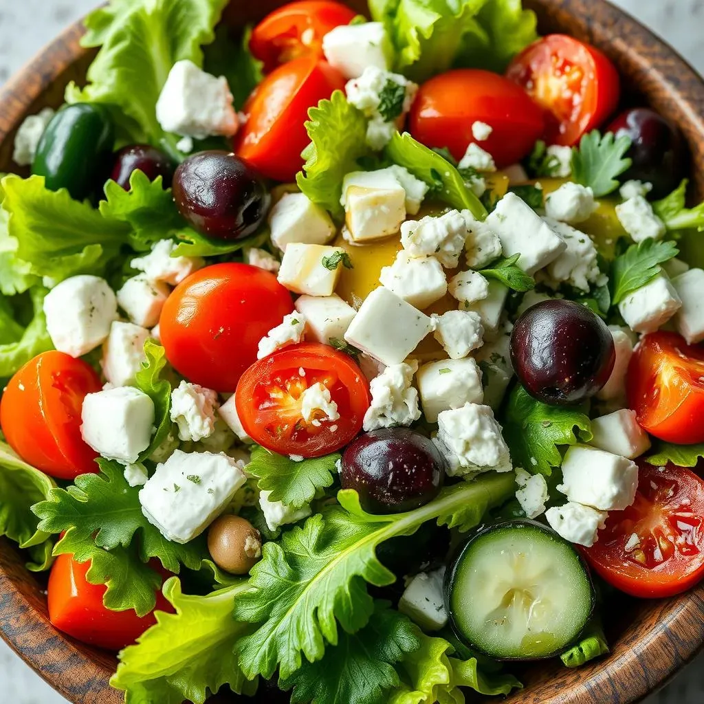 Ultimate Mediterranean Greek Salad with Lettuce Recipe