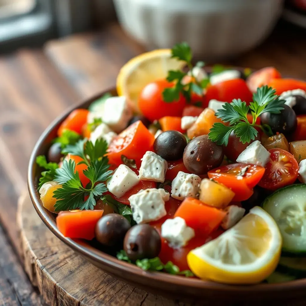 Ultimate Mediterranean Greek Salad with Tomatoes